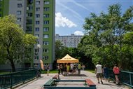 Distribúcia balíčkov na zber kuchynského odpadu
